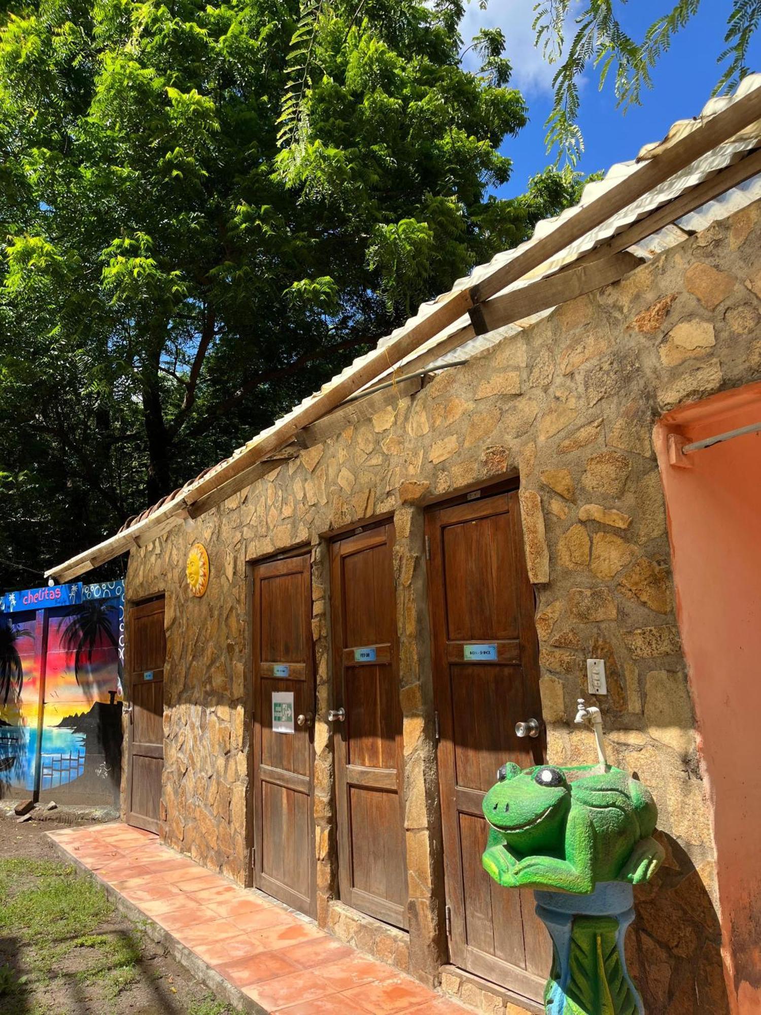Las Chelitas Popoyo Beach Club Eksteriør billede